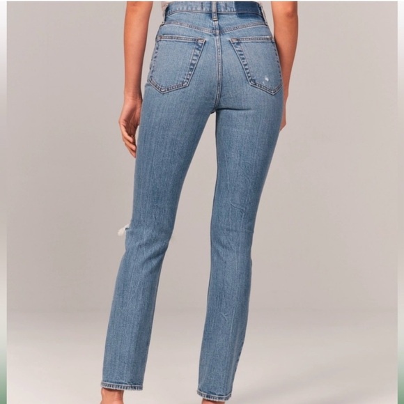 Abercrombie & Fitch The 90’s Straight Ultra High Rise Sz 26 / 2 - Picture 5 of 7